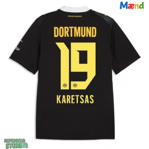 Borussia Dortmund Konstantinos Karetsas #19 Replika Udebanetrøje 2026-27 Kortærmet
